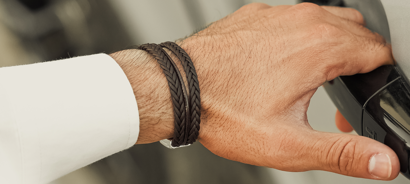 men bracelets black 03