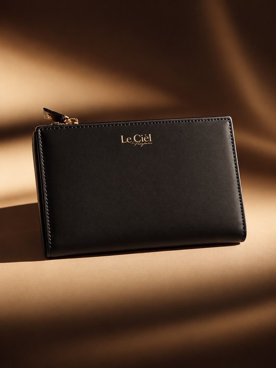 Women Wallet Plain 02 - Black