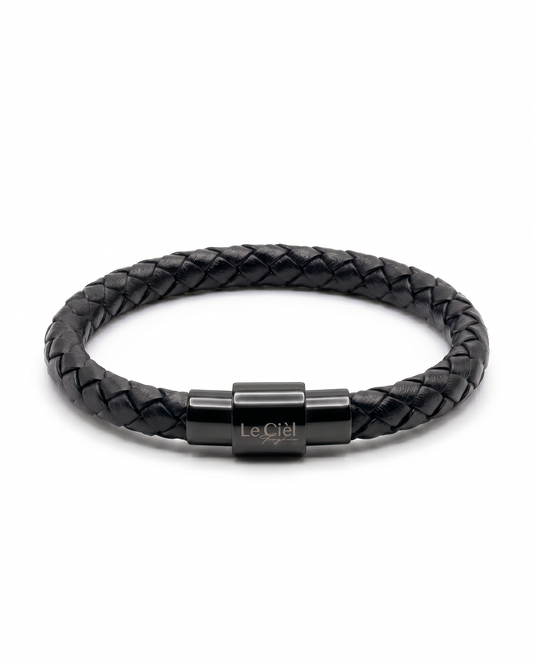 Men Bracelet 04 – Black Braids